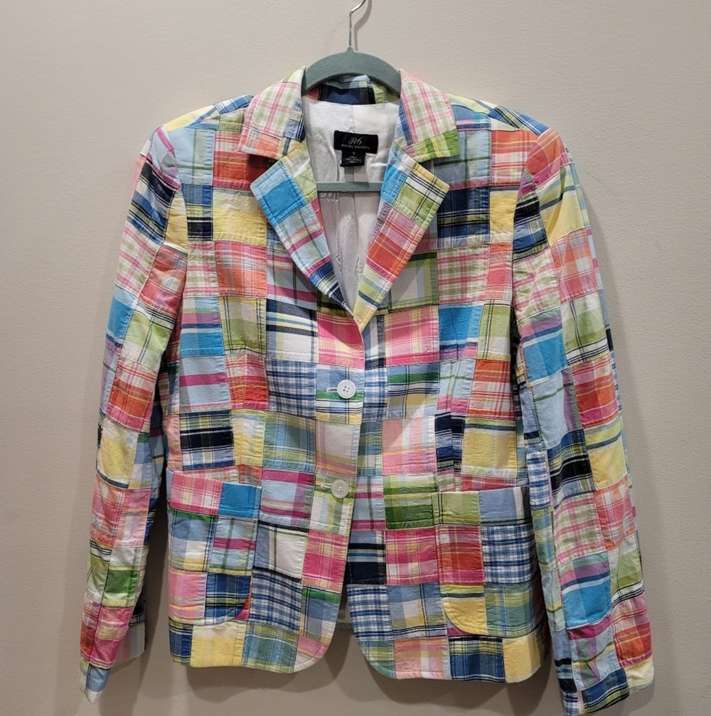 Brooks Brothers Patchwork Classic Single Breasted… - image 2